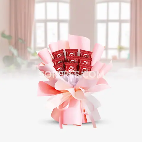 Ramo de chocolates KitKat – flores en Cusco